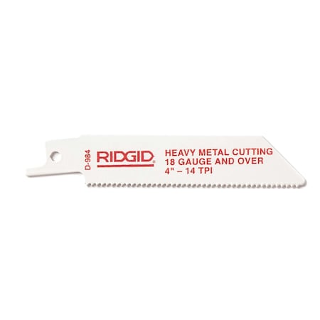 Ridgid Pkg Of 5 D984 14Tx4 Blade, Pk5 80500